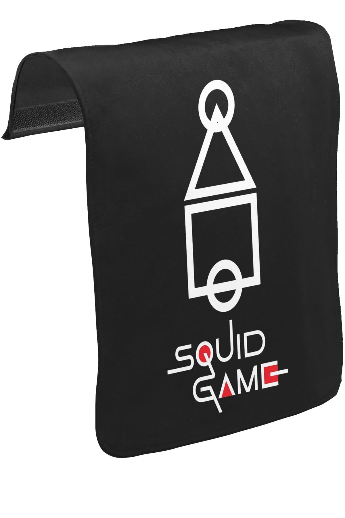 Squid Game-Final Game Unisex Siyah Tak-Çıkar Postacı Çanta Kapağı CK-1749