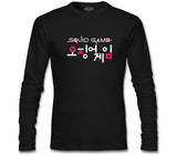 Squid Game-Logo Korean Black Men's Sweatshirt