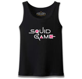 Squid Game-Logo Siyah Erkek Atlet