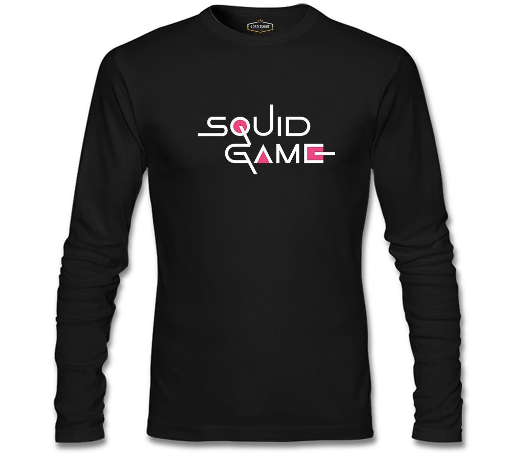 Squid Game-Logo Black Men's Sweatshirt