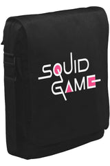 Squid Game-Logo Unisex Siyah Postacı Çanta