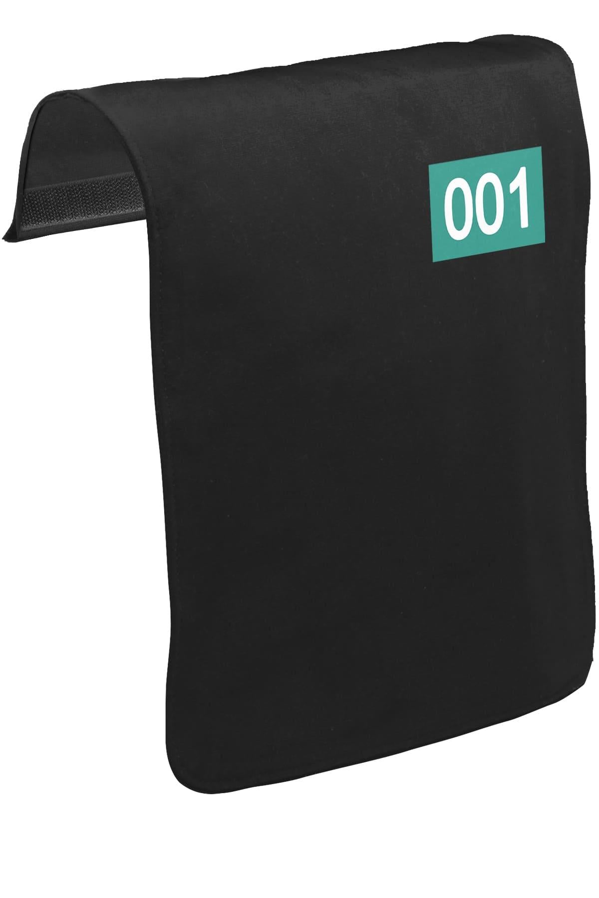 Squid Game-Number 001 Chest Logo Unisex Black Removable Messenger Bag Cover CK-1757 