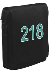 Squid Game-Number 218 Unisex Siyah Postacı Çanta