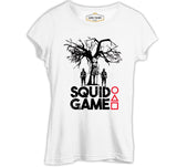 Squid Game - Red Light Beyaz Kadın Tshirt