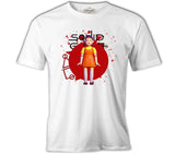 Squid Game - Robot Bebek Beyaz Erkek Tshirt