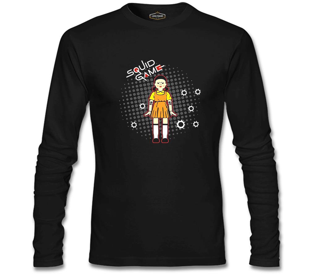 Squid Game - Robot Baby Bullet Black Men's Sweatshirt