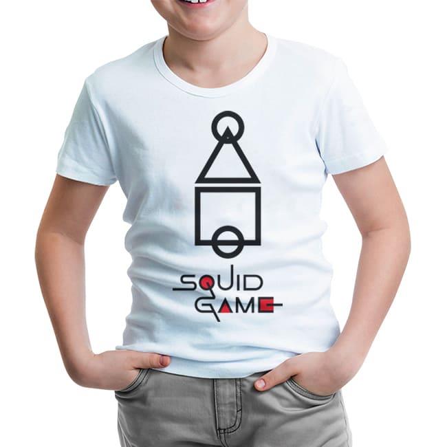 Squid Game - Figure White Kids Tshirt