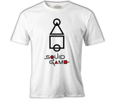 Squid Game - Şekil Beyaz Erkek Tshirt