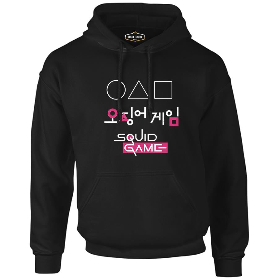 Squid Game - Triangle Black Men's Zipperless Hoodie