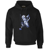 Stairs to the Moon - Astronauts Black Men's Zipperless Hoodie