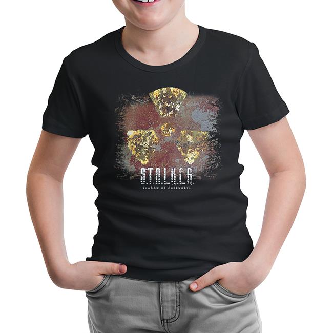 Stalker Siyah Çocuk Tshirt