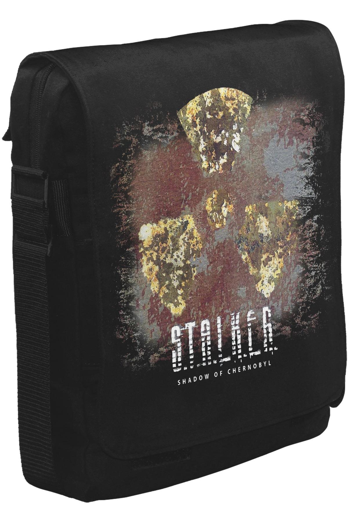 Stalker Unisex Siyah Postacı Çanta