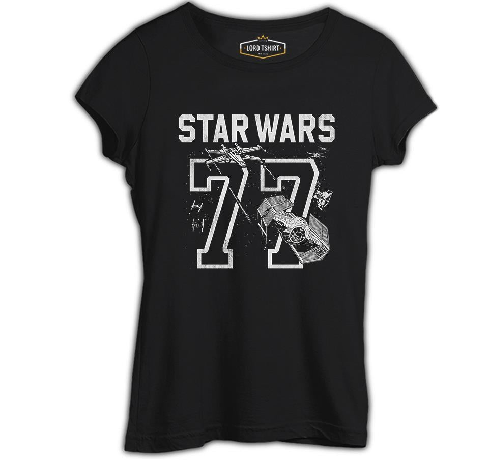 Star Wars - 77 Siyah Bayan Tshirt