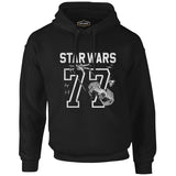 Star Wars - 77 Siyah Erkek Fermuarsız Kapşonlu