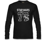 Star Wars - 77 Siyah Erkek Sweatshirt
