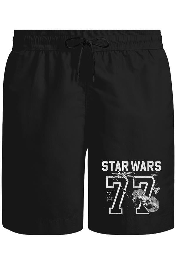 Star Wars - 77 Unisex Siyah Şort