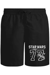 Star Wars - 77 Unisex Siyah Şort