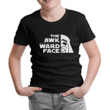 Star Wars - Awkwardness of The Force Siyah Çocuk Tshirt