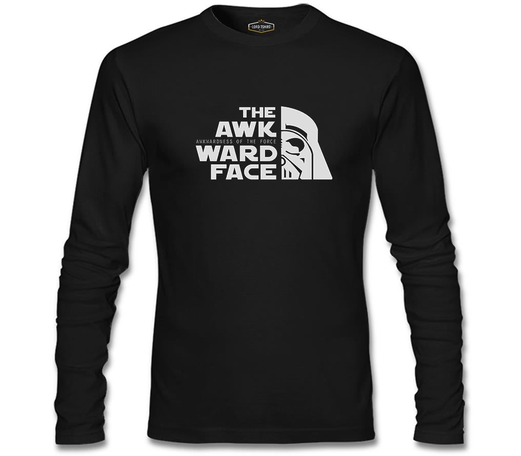 Star Wars - Awkwardness of The Force Siyah Erkek Sweatshirt