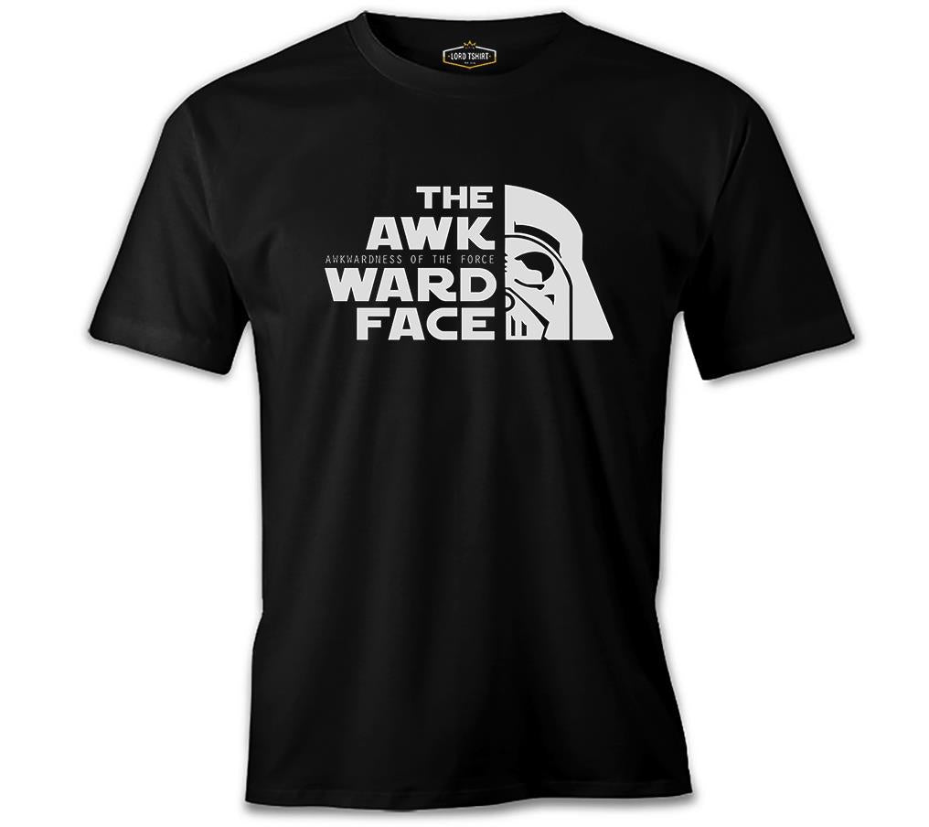 Star Wars - Awkwardness of The Force Siyah Erkek Tshirt