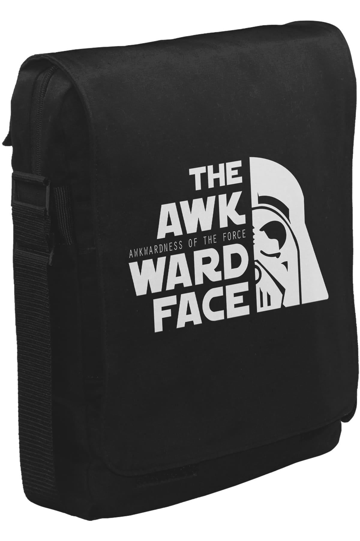 Star Wars - Awkwardness of The Force Unisex Siyah Postacı Çanta