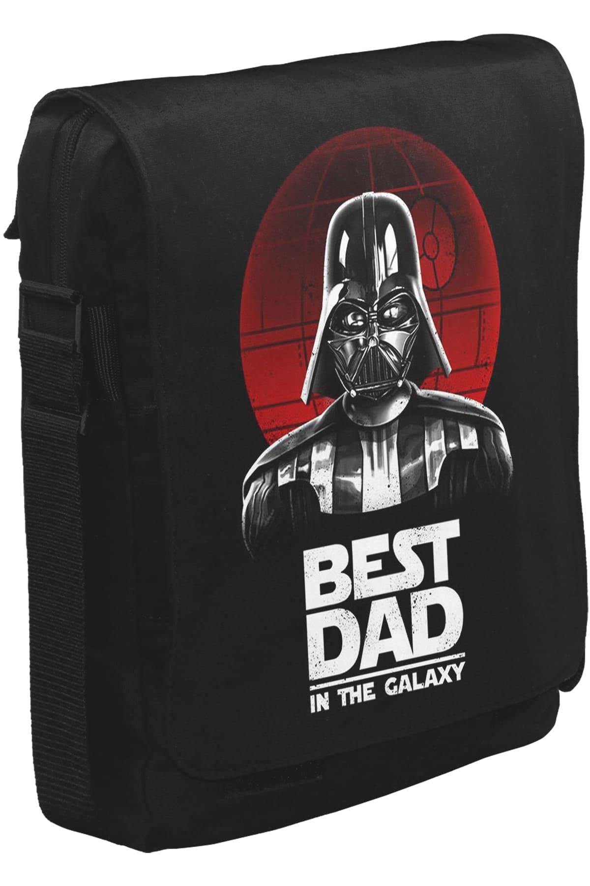 Star Wars - Best Dad Unisex Siyah Postacı Çanta