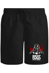 Star Wars - Best Dad Unisex Siyah Şort