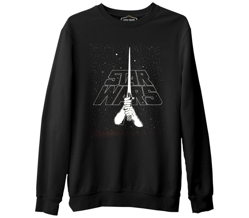 Star Wars - Blade  Siyah Erkek Kalın Sweatshirt