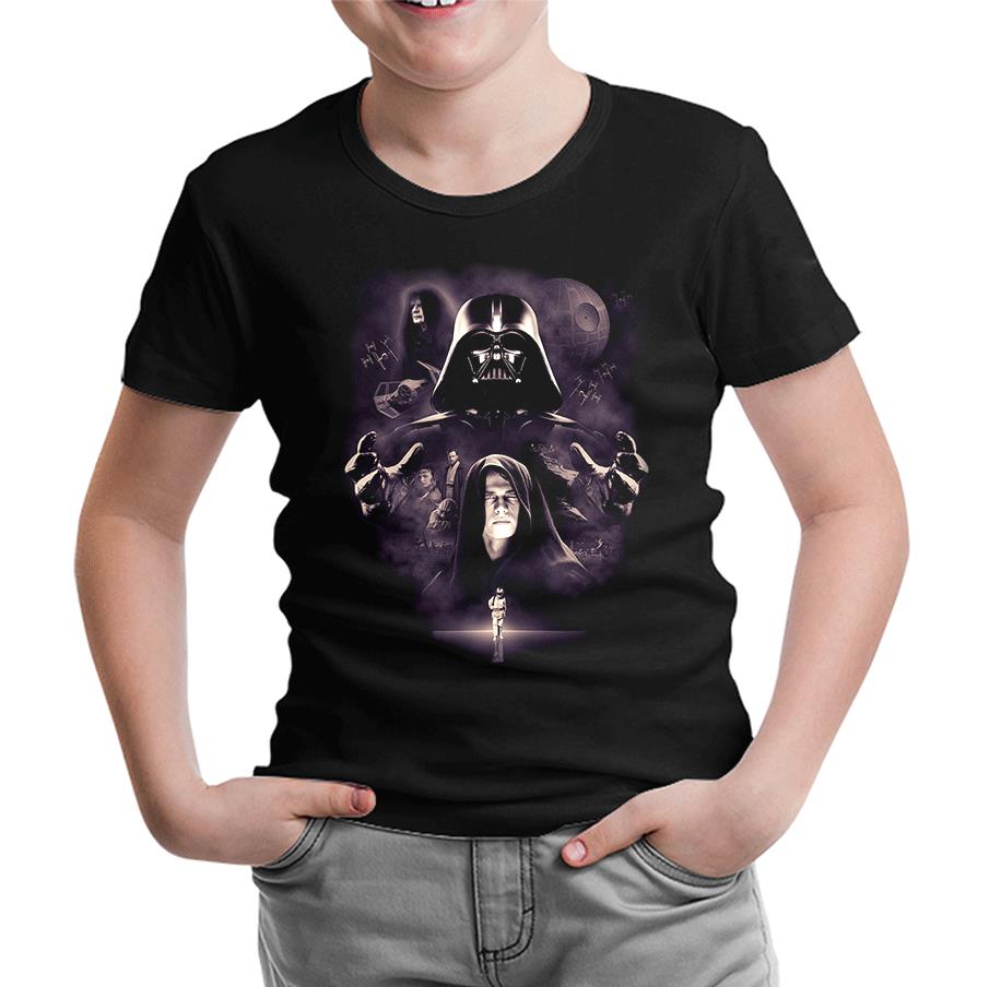 Star Wars - Darth Vader 2 Siyah Çocuk Tshirt