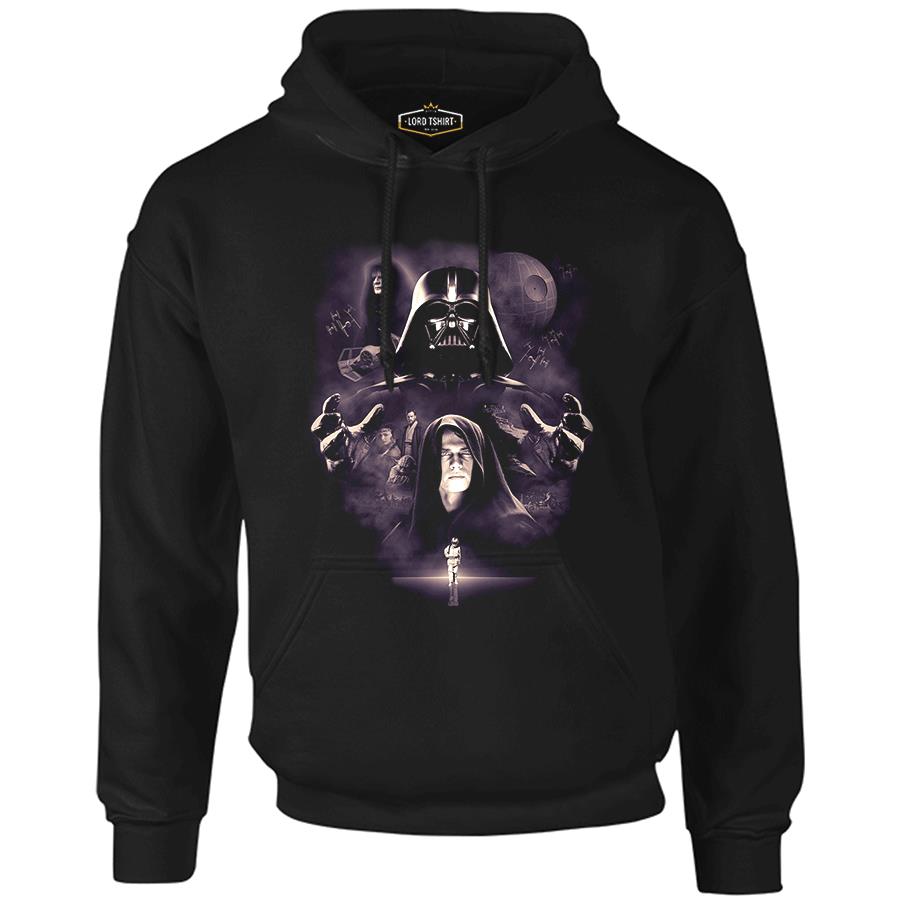 Star Wars - Darth Vader 2 Black Men's Zipperless Hoodie