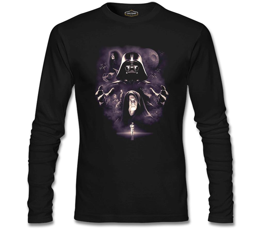 Star Wars - Darth Vader 2 Siyah Erkek Sweatshirt