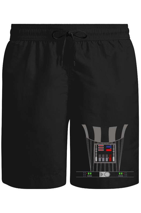 Star Wars - Darth Vader Armor Unisex Siyah Şort