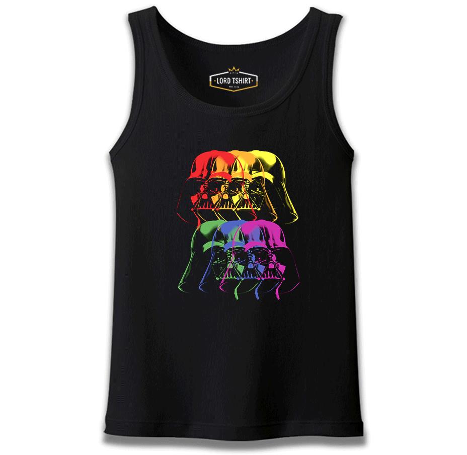 Star Wars - Darth Vader Colors Siyah Erkek Atlet