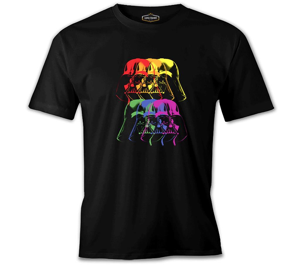 Star Wars - Darth Vader Colors Siyah Erkek Tshirt