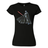 Star Wars - Darth Vader Lightsaber Siyah Kadın Tshirt