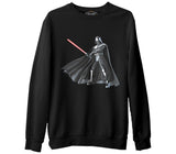 Star Wars - Darth Vader Lightsaber  Siyah Erkek Kalın Sweatshirt