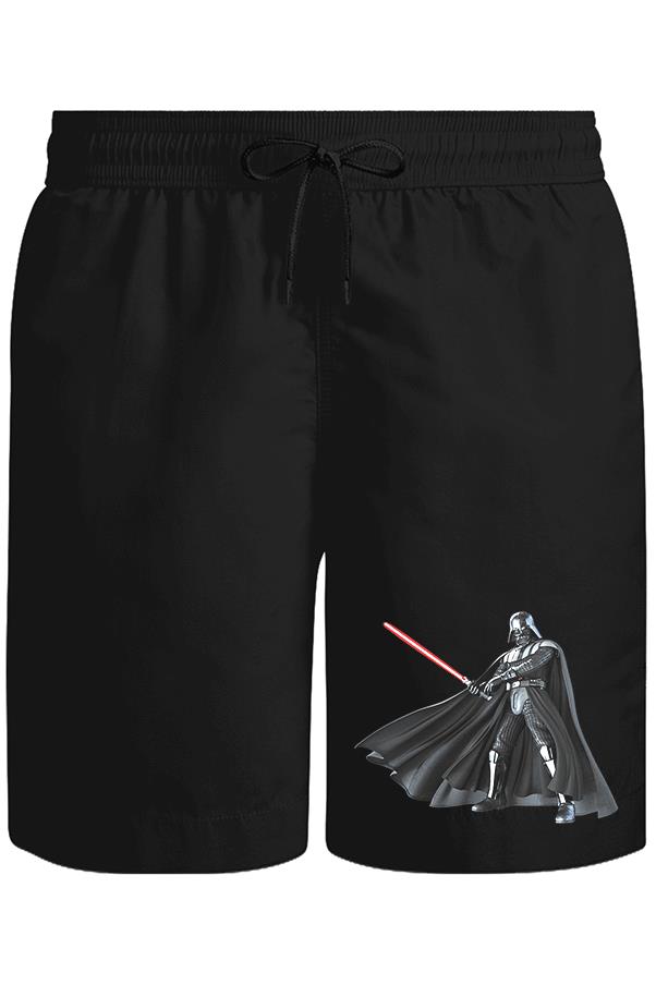 Star Wars - Darth Vader Lightsaber Unisex Siyah Şort