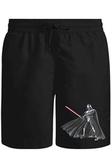 Star Wars - Darth Vader Lightsaber Unisex Siyah Şort