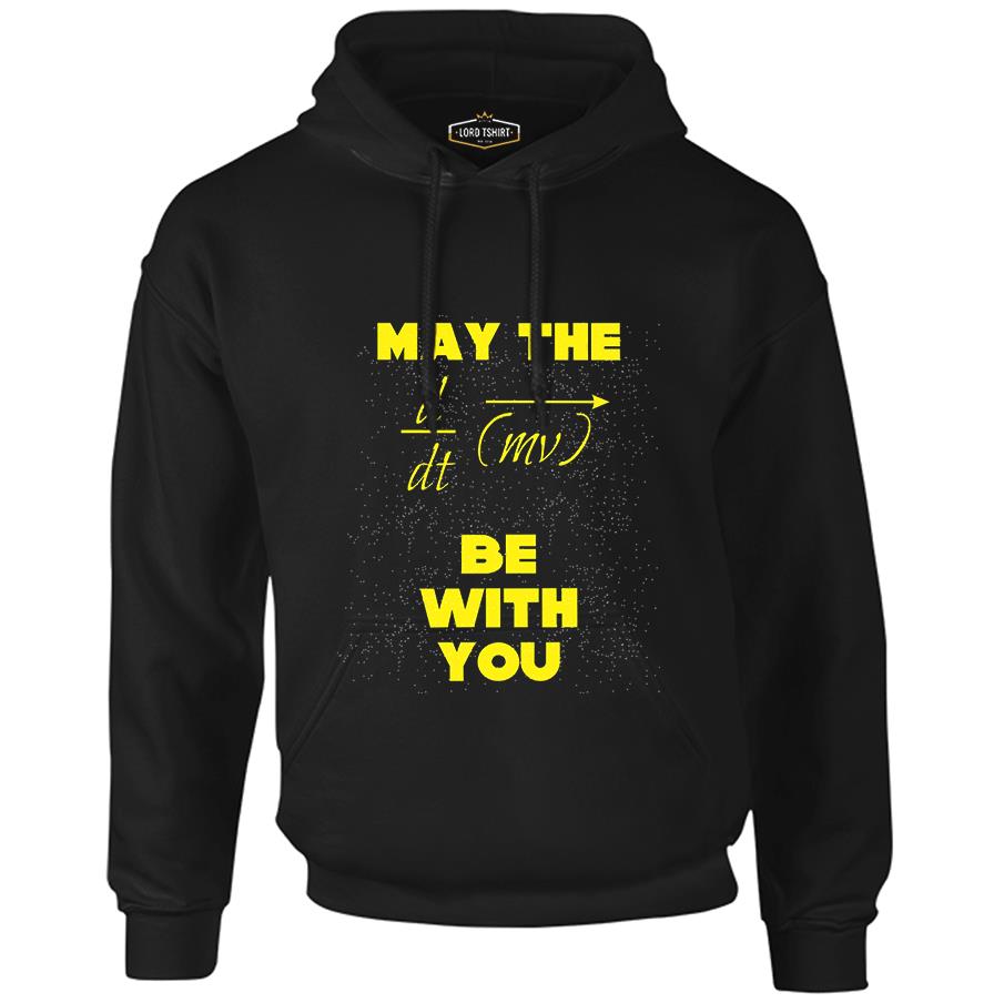Star Wars - Force Siyah Erkek Fermuarsız Kapşonlu