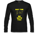 Star Wars - Force Siyah Erkek Sweatshirt