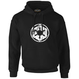 Star Wars - Galactic Empire Logo Siyah Erkek Fermuarsız Kapşonlu