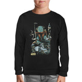 Star Wars - Gun Black Kids Sweatshirt