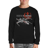 Star Wars - Incom T65 Black Kids Sweatshirt