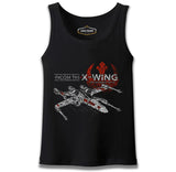 Star Wars - Incom T65 Black Men's Undershirt
