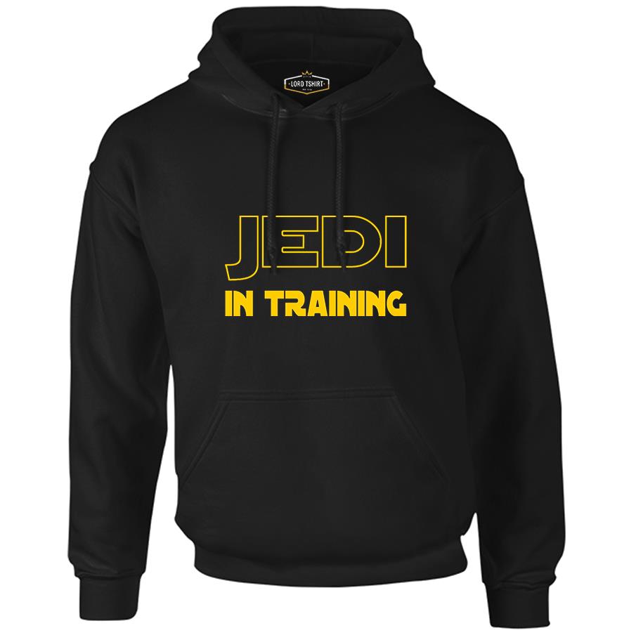 Star Wars - Jedi in Training Black Men's Zipperless Hoodie
