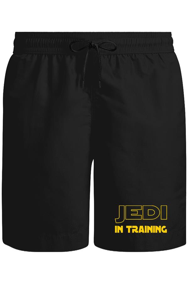 Star Wars - Jedi in Training Unisex Siyah Şort