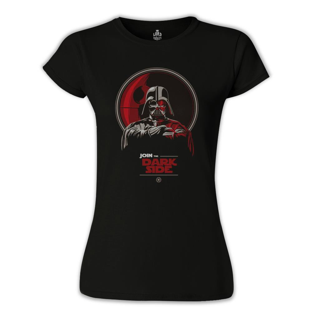 Star Wars - Join the Dark Side Siyah Bayan Tshirt