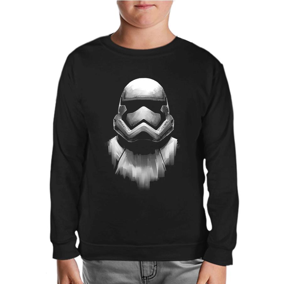 Star Wars - Storm Trooper Black Kids Sweatshirt