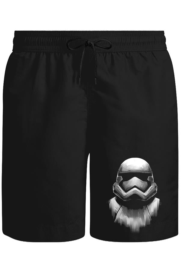 Star Wars - Storm Trooper Unisex Siyah Şort