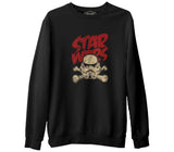 Star Wars - Stormtrooper  Siyah Erkek Kalın Sweatshirt